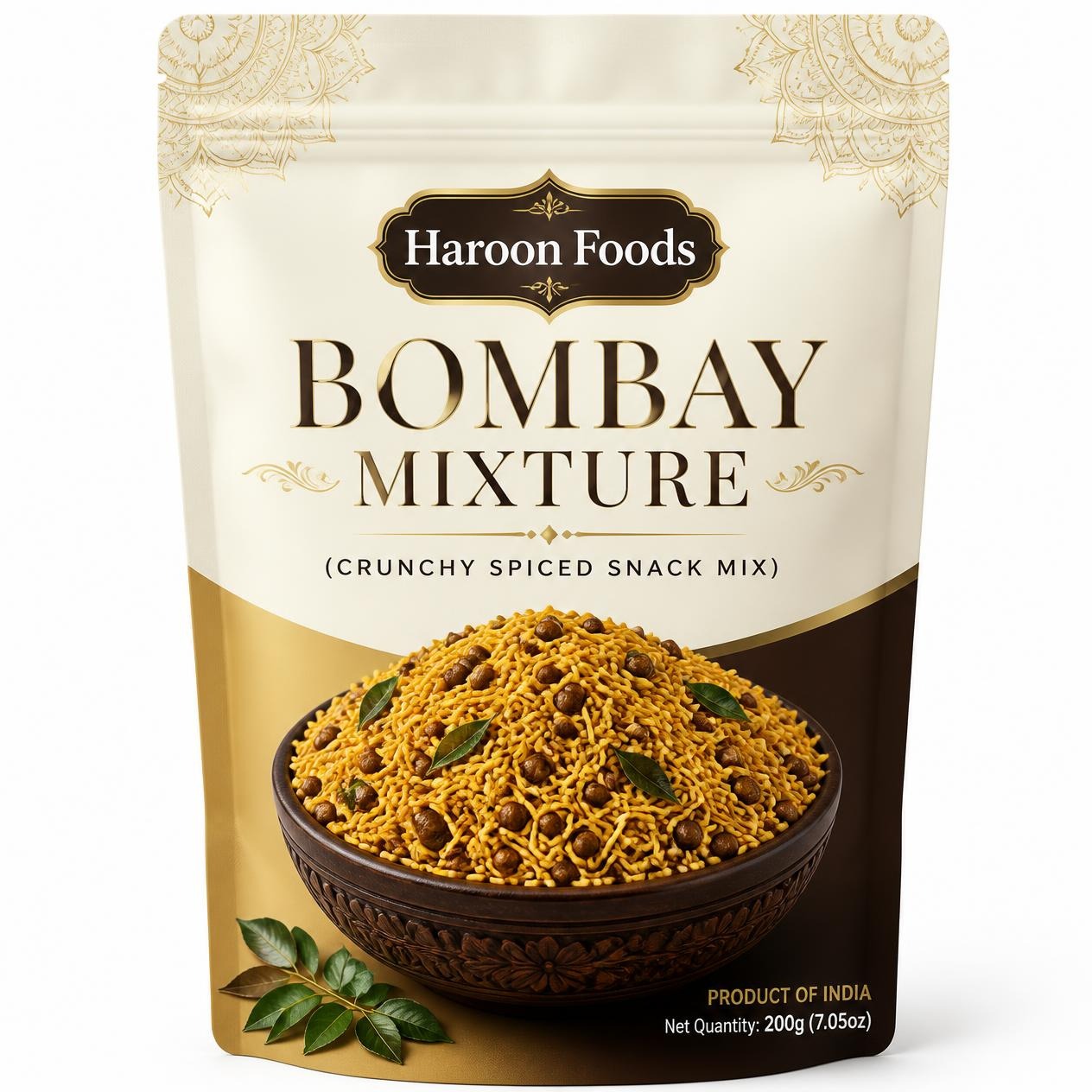 Haroon Foods Bombay Mixture, a crunchy savoury snack